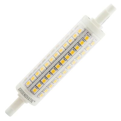 Lampadina LED R7S 10W Bianco Caldo 118mm 360º Dimmerabile