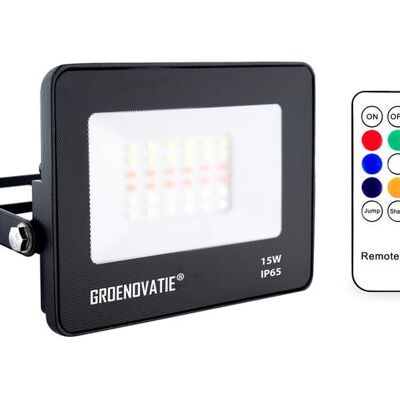 Proyector LED 15W Estanco IP65 RGB