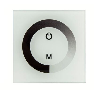 LED Touch Dimmer 12V-24V, 8A, Bianco