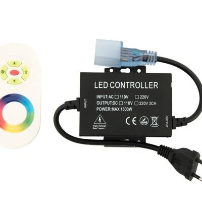 LED Neon Flex RGB Controller Plug With Touch Remote Control