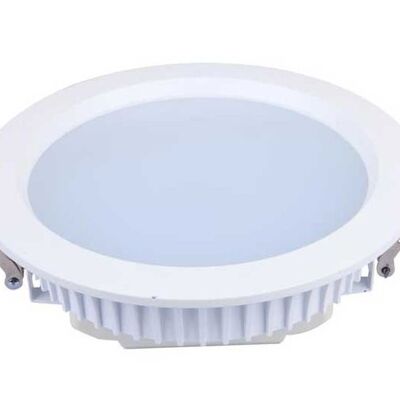 LED-Einbauspot / Downlight 30W, weiß, rund, wasserdicht IP65