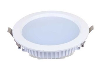 Spot LED Encastré / Downlight 30W, Blanc, Rond, Etanche IP65