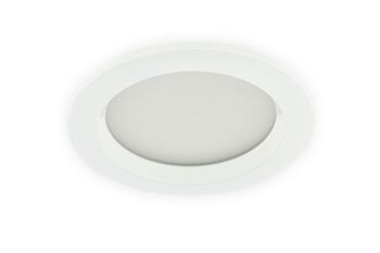 Spot encastrable LED 5W, Blanc, Rond, Blanc chaud, Étanche IP65