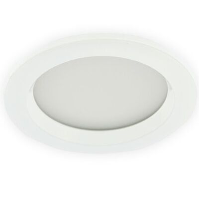 LED Recessed spot 3W, White, Round, Warm White, Waterproof IP65, Bathroom