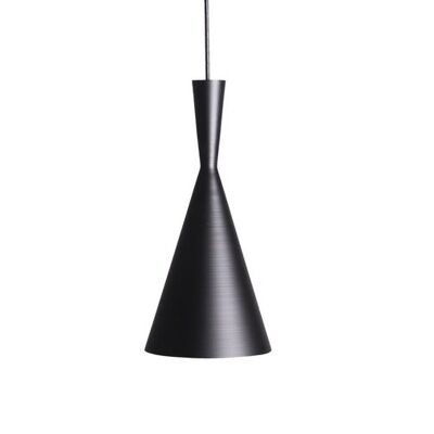 Delila Design Lámpara Colgante Aluminio Negro Mate
