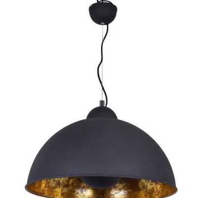 Bella lampada a sospensione Industrial Black Gold Ø50cm
