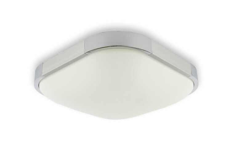 Plafoniera LED 24W, Bianco Caldo, Quadrata 45x45cm