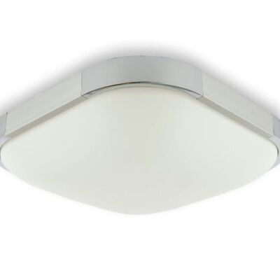 Plafoniera LED 24W, Bianco Caldo, Quadrata 45x45cm