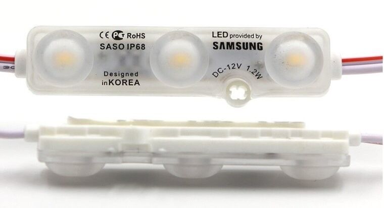 LED Module Samsung 5730 1.5W 12V Red IP68