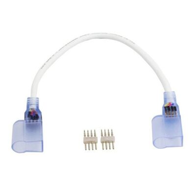 Connettore LED Neon RGB, 4 fili, senza saldatura