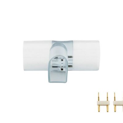 LED Neon 2-Wire T Connector, Solder-free