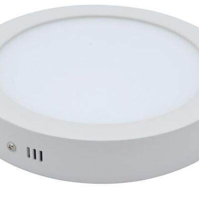 Lampada da soffitto a pannello LED 18W, rotonda 22,5 cm, montaggio a superficie