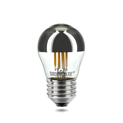 E27 Filament LED G45 Tête Miroir Ampoule 4W Blanc Chaud Dimmable