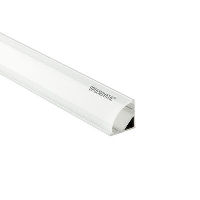 Aluminium Profiel LED Strip Hoek 1,5m - Compleet