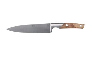 Couteau de cuisine 20cm Le Thiers Cuisine, bois de cade 1