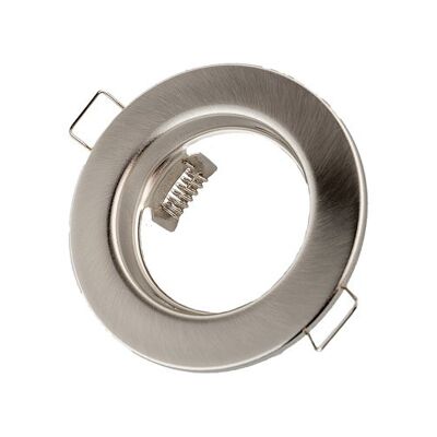 Recessed spot, Round, Aluminium, Stainless Steel Look, Satin***