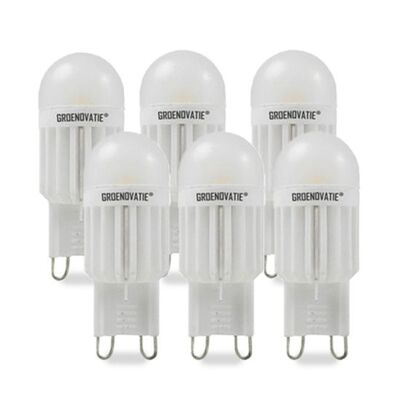 G9 LED 3W Warm White Dimmable 6-Pack