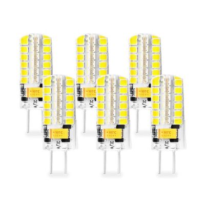 GY6.35 Dimmable LED Bulb 2W Warm White 6-Pack