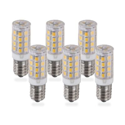 Lampadina LED E14 Mini 4W Bianco Caldo Dimmerabile Confezione da 6