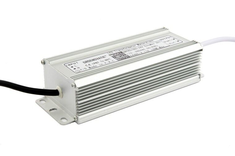 Trasformatore LED 12V, max. 100 Watt, Impermeabile IP67, Dimmerabile