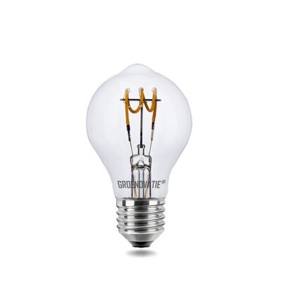 Lampadina LED E27 Filamento 3W Spirale Bianco Caldo Extra Dimmerabile