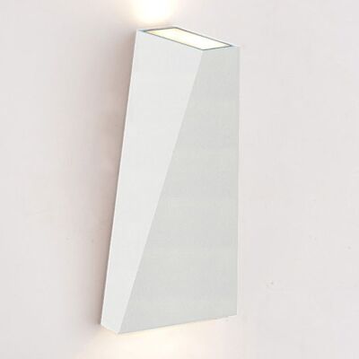 Applique LED Triangle 10W Blanc Chaud, Blanc