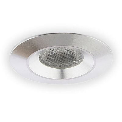 Spot encastrable LED 3W, Blanc Chaud, Rond, Etanche IP54, Aluminium, Dimmable
