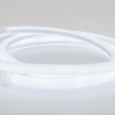 LED Neon Flex 230V, Cool White, 1 Meter, 6 Watt/meter, IP65, 360 Degrees