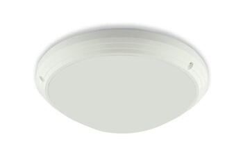 Plafonnier LED 15W, Rond 26cm, Blanc Neutre, Etanche IP54, Capteur