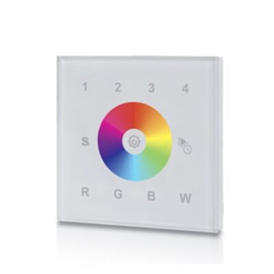 LED Touch RF&Wifi RGBW Controller 230V, Wall, White, Pro