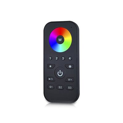 Télécommande LED tactile RF RGBW, noir, Pro