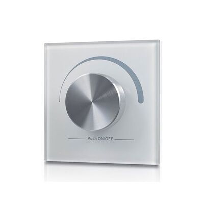 LED RF Single Color Dimmer, Wall, Wireless, White, Pro