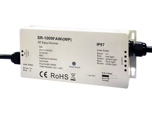 LED RGBW Wifi Controller 12-36V Waterdicht IP67 Pro