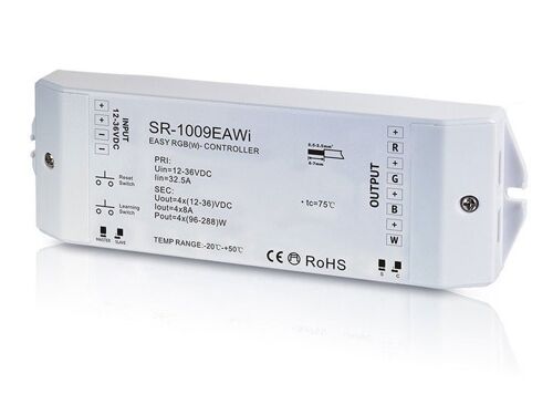 LED RGBW RF Wifi Controller 12-36V, 4CH, 8A, Pro