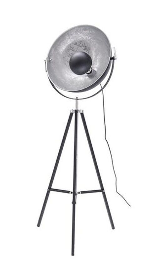 Nice Industrieel Design Tripod Vloerlamp Zilver Zwart