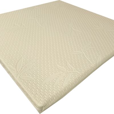 Straight mattress 95x95x5 cm ecru for park bed