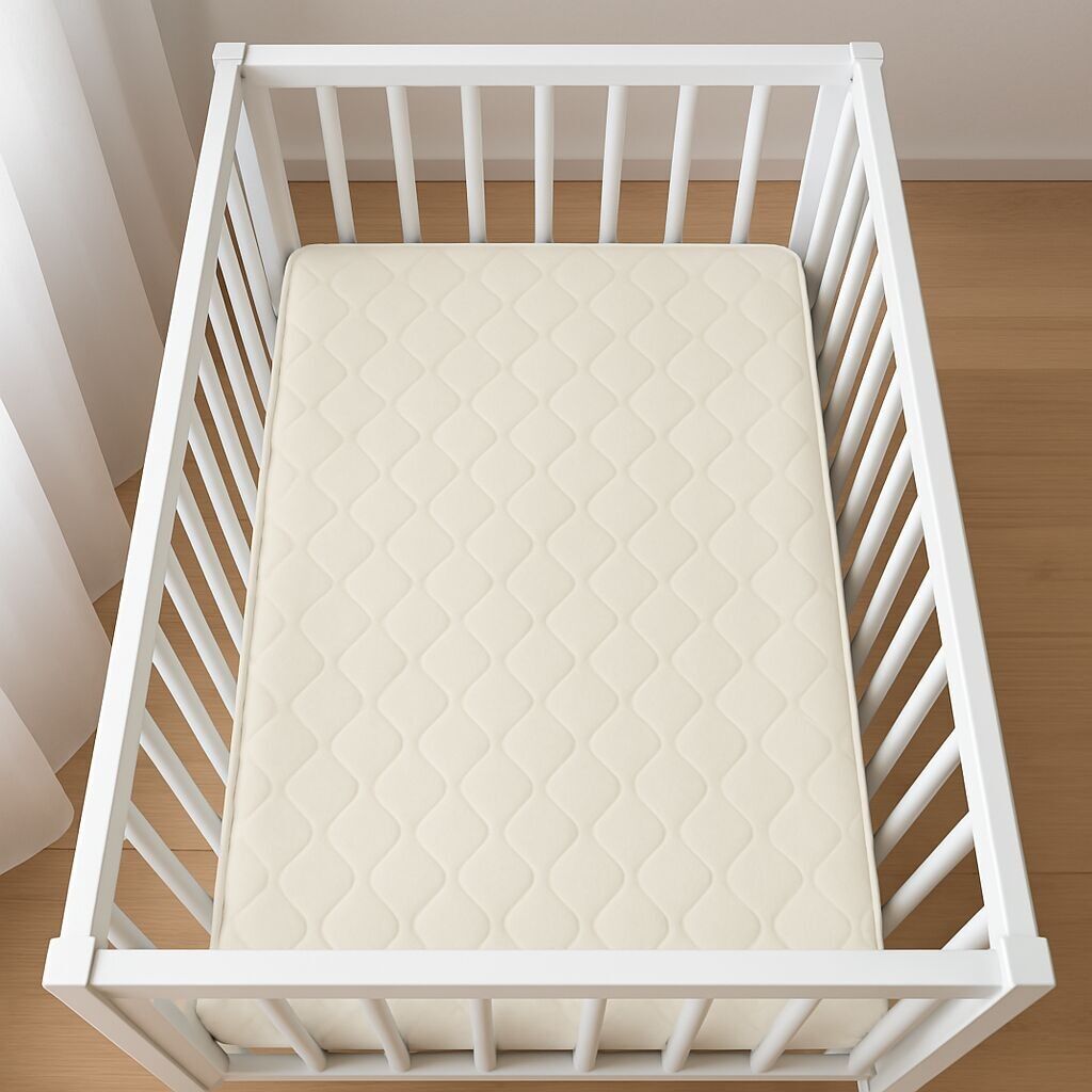 Klimatisierte Matratze 81 x 56 x 8 cm für Mini-Wiegenbett