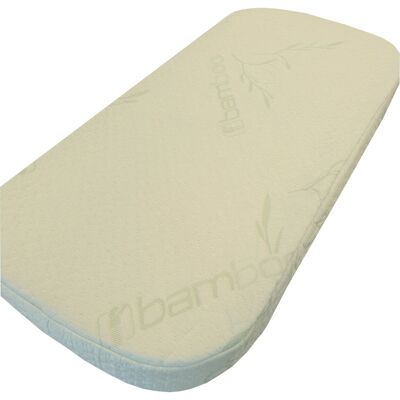 Crib mattress 72x32x5cm (rounded ends)