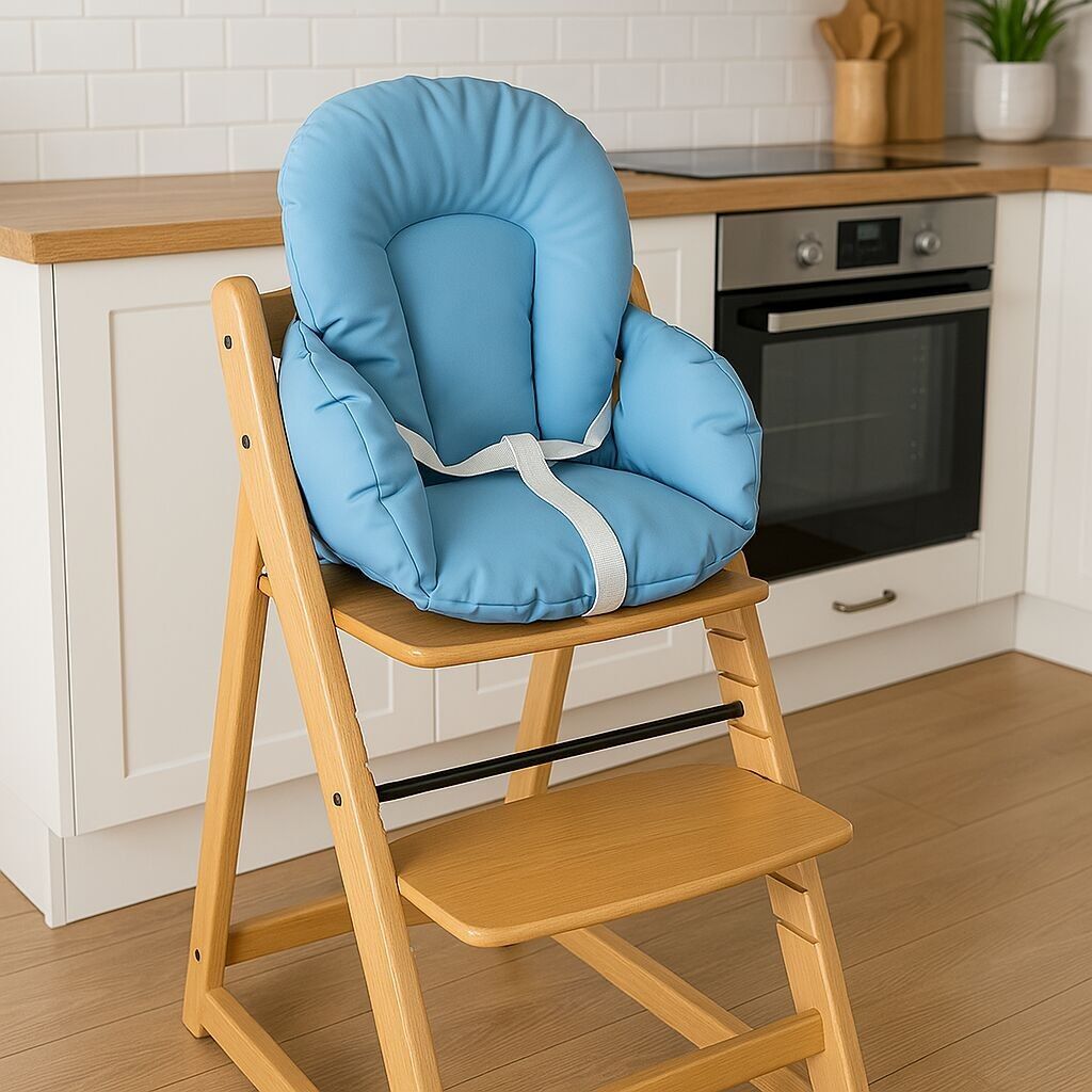 Coussin de chaise en PU + sangles de maintien