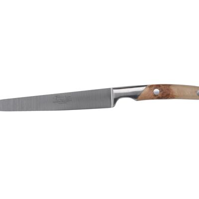 Cuchillo para filetear lenguado 20cm, Le Thiers Cuisine, madera de cade