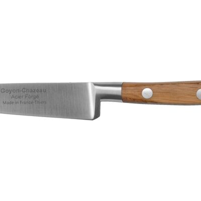 Cuchillo para mondar 10cm Tradichef, madera de roble