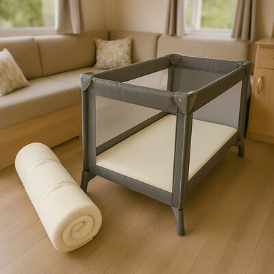 Matelas de voyage 120x60x5 cm «bambou »