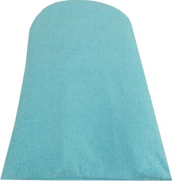 Housse de Langer "bouclette coton" Turquoise