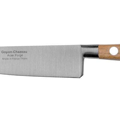 Couteau de cuisine 15cm Tradichef, bois de chêne