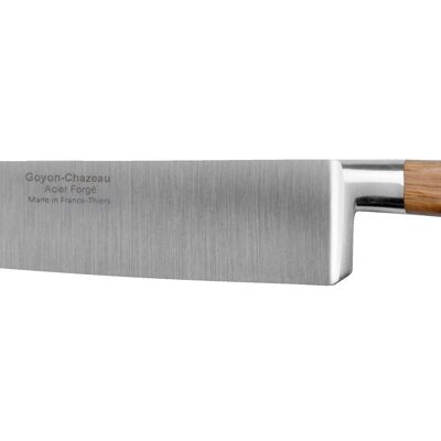 Couteau de cuisine 20cm Tradichef, bois de chêne