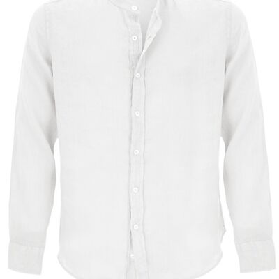Mao camisa lino blanco
