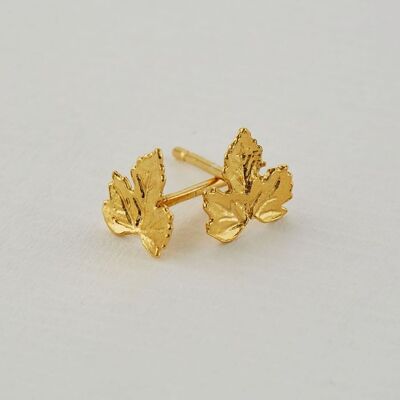 Vine Leaf Stud Earrings