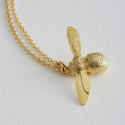Baby Bee Necklace - Gold plate