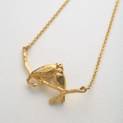 Two Turtle Doves Necklace