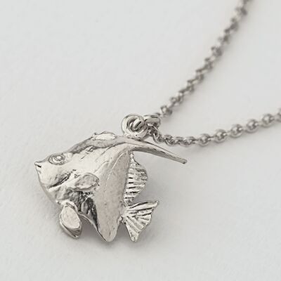 Angelfish Necklace - Silver